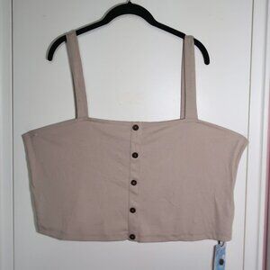 CIDER  RIB TANK TOP CURVE & PLUS